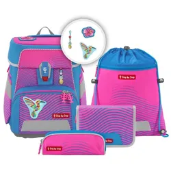 Step by Step SPACE NEON Schulranzen-Set "Kolibri Kaja“, 5-teilig