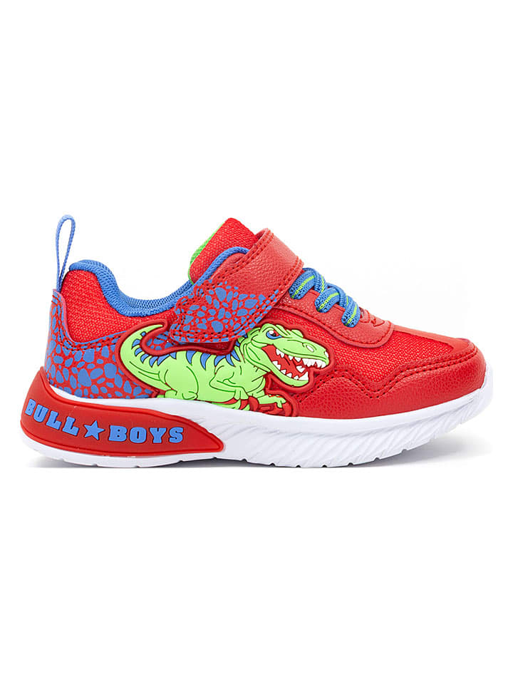 Bull Boys Sneakers "Jungle" in Rot - 30