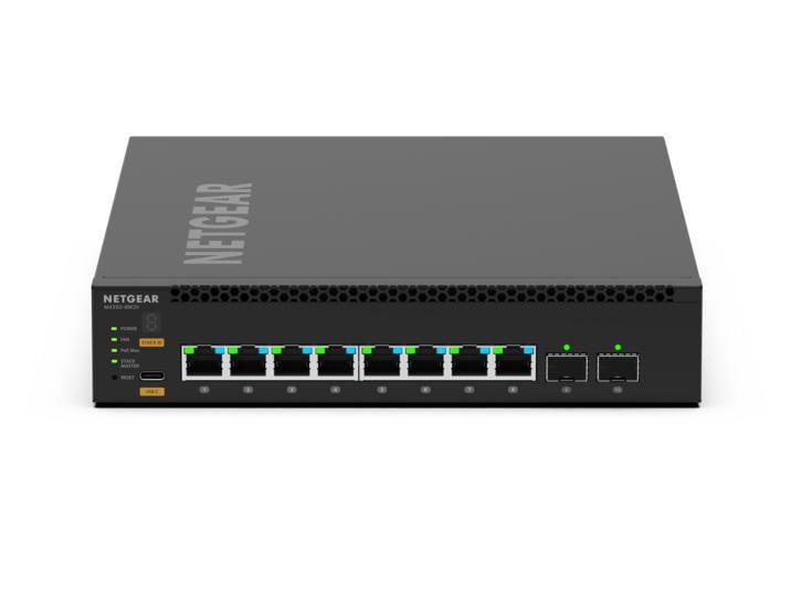 NETGEAR M4350-8M2V (MSM4310) 8x2.5G PoE++ (119W base, up to 551W) and 2x25G SFP28 Managed Switch MSM4310-100NES