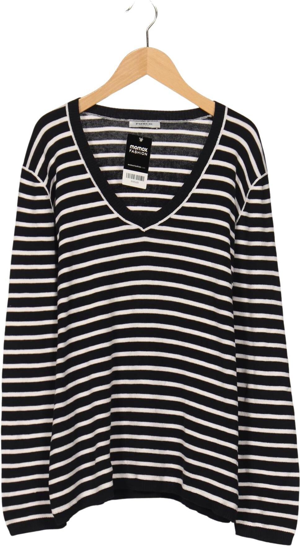 Public Damen Pullover, Mehrfarbig, Gr. EU 42, Baumwolle - Second Hand