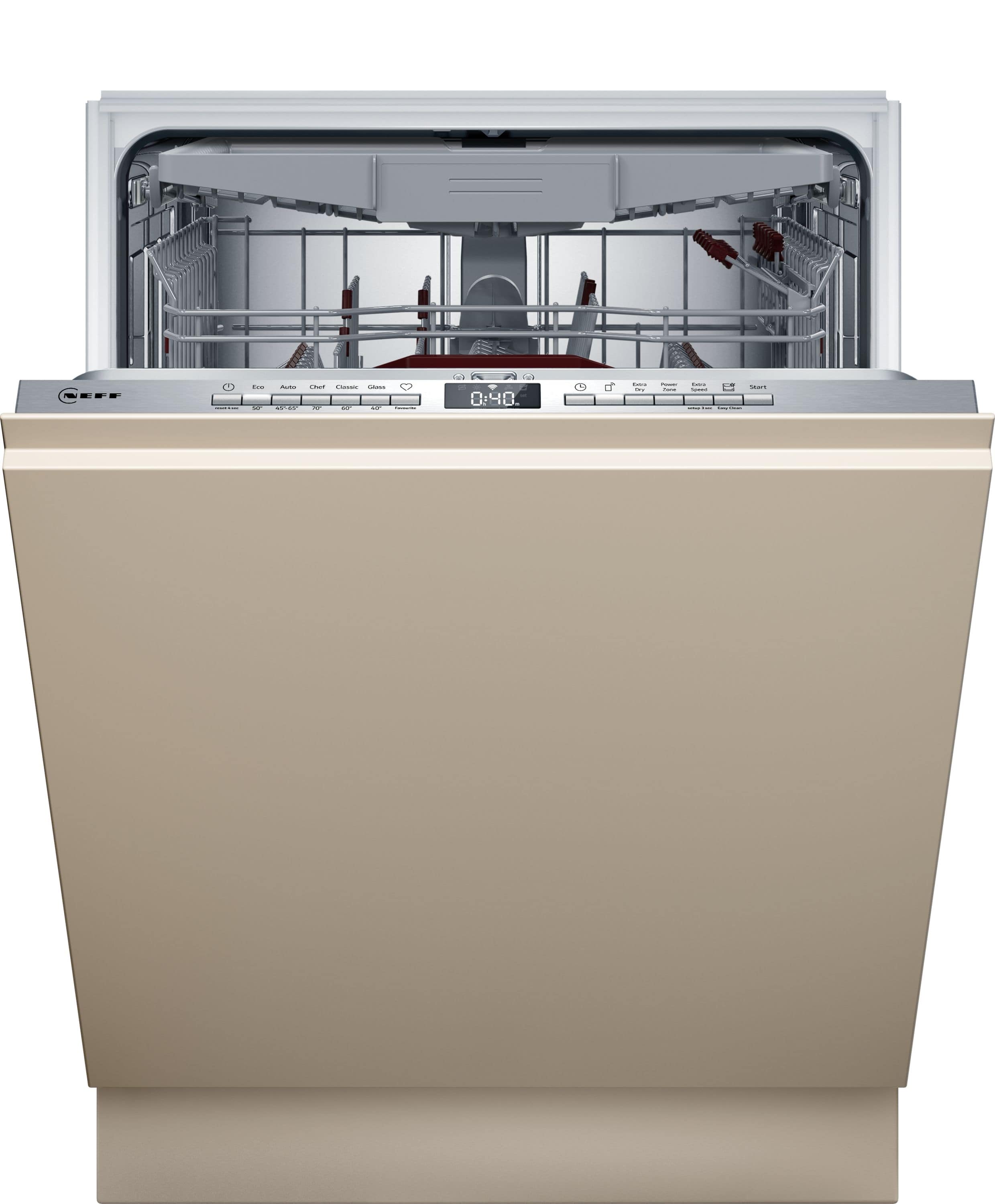 Neff N50 S155ECX15E 60 cm Geschirrspüler vollintegriert (ohne Front) sehr leise 14 Maßgedecke aquaStop Funktion Wärmetauscher