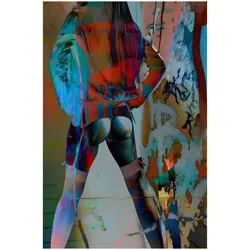 die Faktorei »Striptease« Glasbild