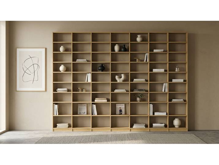 Pickawood™ Regal aus Massivholz Wildeiche Natur geölt