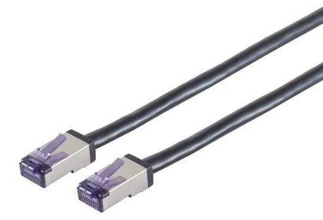 Lanview Lanview LVN-CAT6A-FLEX-15M Cat6a S/FTP Patchkabel RJ-45 naar RJ-45, 15 meter, zwart