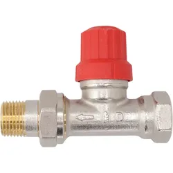 Danfoss Ventilgehäuse MIO M30x1,5,DN20 R 3/4, Durchgang, matt vernickelt