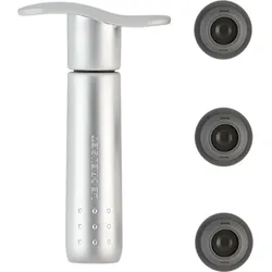 Le Creuset WA-137S Weinpumpe silberfarben aus Metall