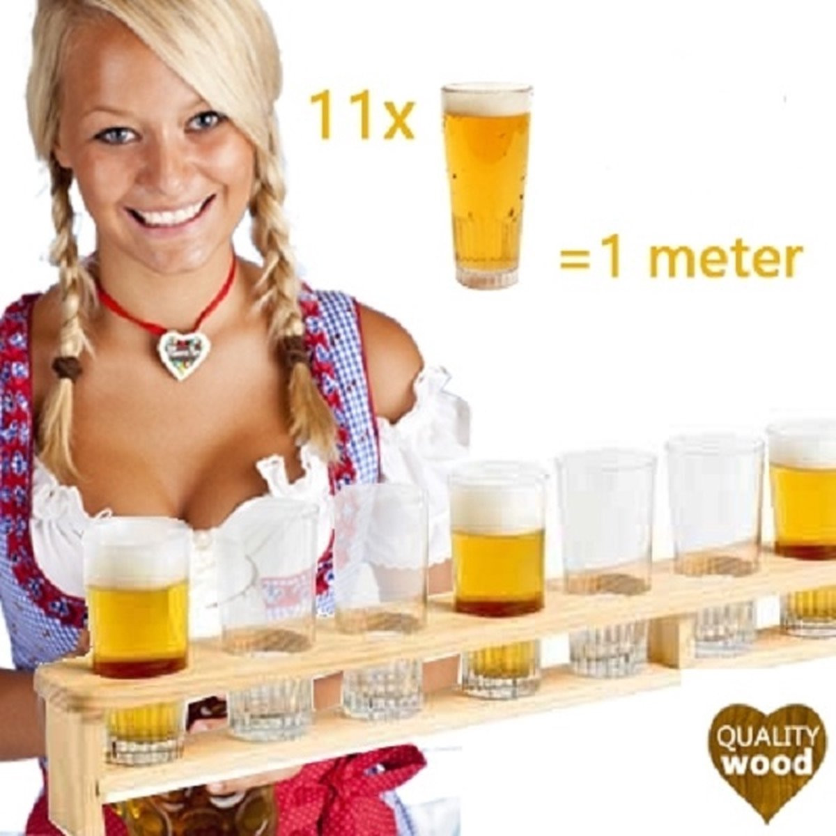 Kesper 68265 Bierglashouder Hout