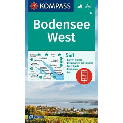 KOMPASS Wanderkarte 1a Bodensee West 1:50.000, Sonstige von , KOMPASS Freytag & Berndt, 978-3-99121-816-6