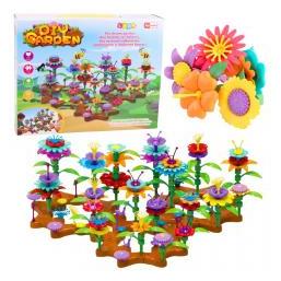Lean Toys DIY Blumen Bunte Gartenbausteine â€<â€<Set 148 Teile. (68076376)