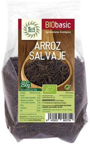 Sol Natural Organic Wild Rice 250 gr