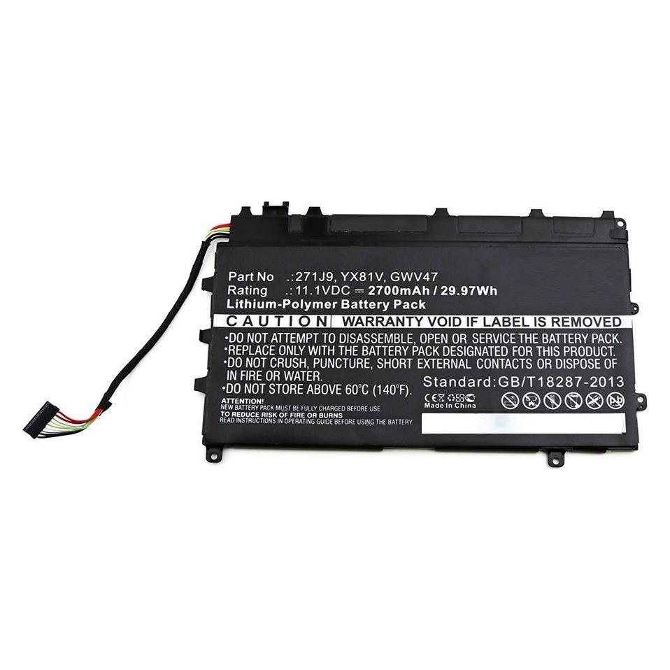 CoreParts Laptop Battery for Dell (1 Zelle, 2700 mAh) (MBXDE-BA0106)