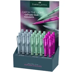 Faber-Castell, Schreibstifte, KS Poly Ball View Aurora Display (24x)