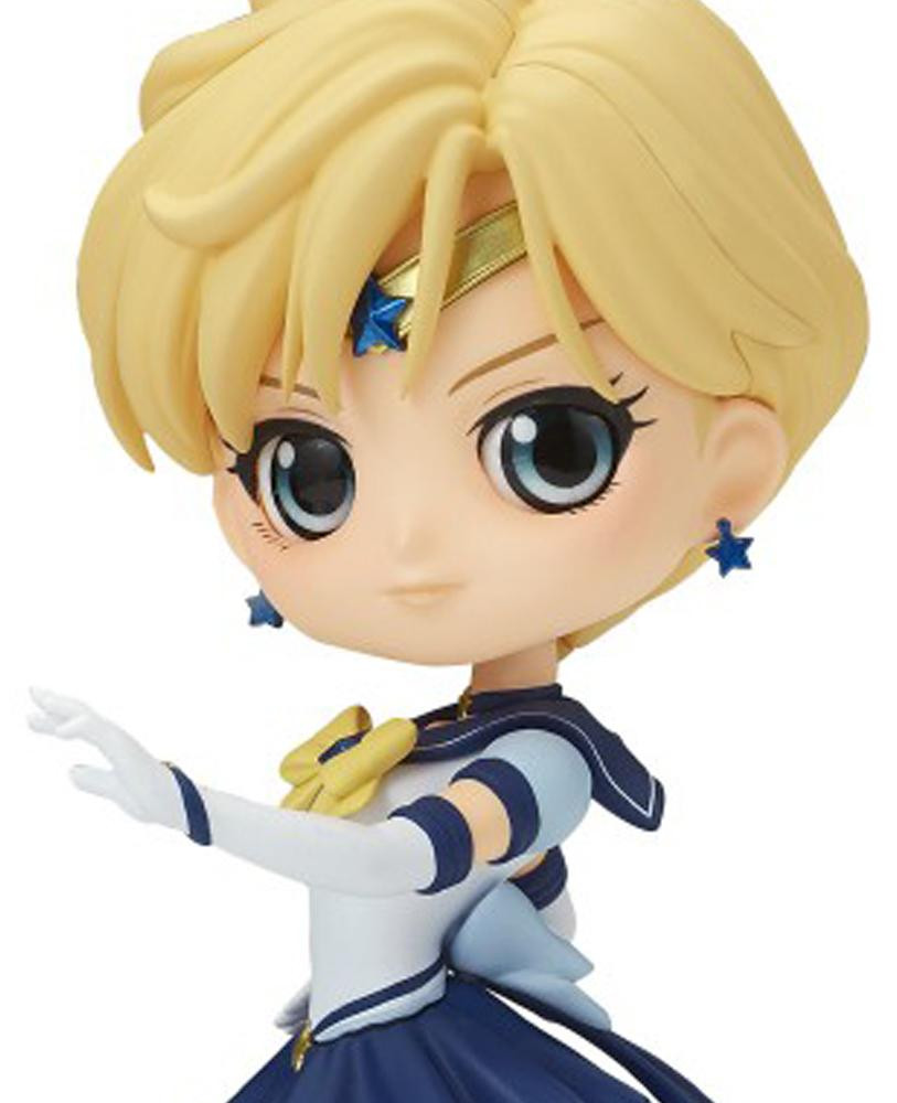 Banpresto Q posket figuur Pretty Guardian Sailor Moon Cosmos de film Eternal Sailor Uranus versie A, 14 cm