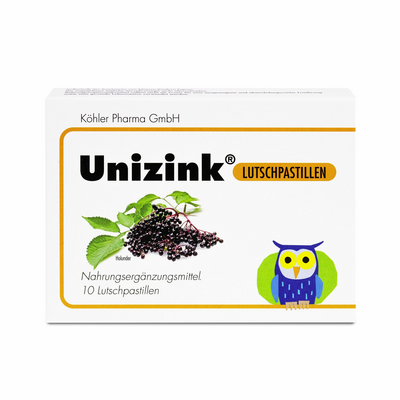 Köhler Pharma GmbH UNIZINK Lutschpastillen 20 g 04712401