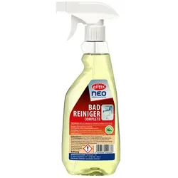 Becker Eilfix NEO 1 L PET-Sprühflasche Badreiniger Reiniger mit Frischeduft für säurebeständige Oberflächen