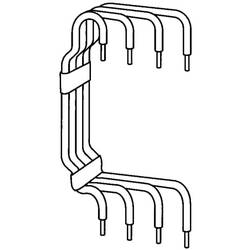 ABB GHV0360504R0024 RV4 Reihenverbinder 4-polig,125mm Reihenabstand,10qmm Reihenverbinder 1 St.