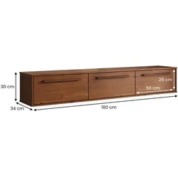 Idimex, Kommode + Sideboard, Tecca (180 x 34 x 30 cm)