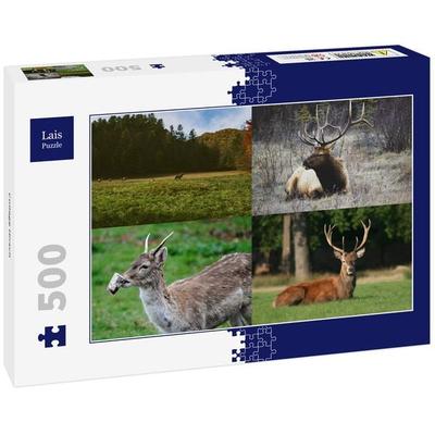 Lais Puzzle Collage Hirsch 500 Teile