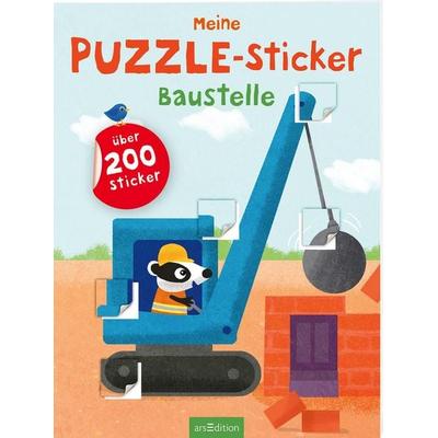 Meine Puzzle-Sticker – Baustelle, Taschenbuch von , arsedition, 978-3-8458-6826-4