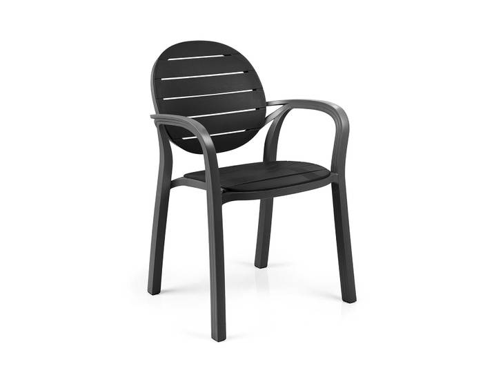 Outdoor chair Nardi Palma, Black, New - Modern & weatherproof