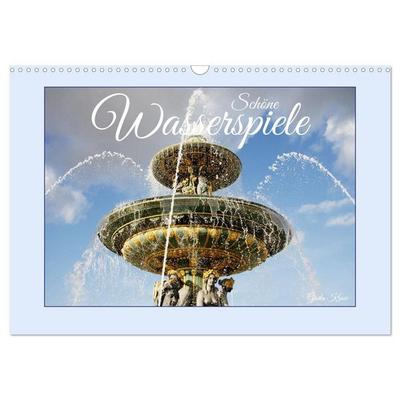 Schöne Wasserspiele (Wandkalender 2027 DIN A3 quer), CALVENDO Monatskalender
