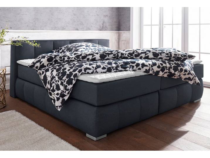 Home affaire Boxspringbett Chelles, inkl. Kaltschaumtopper, in 5 Breiten und 3 Matratzenarten