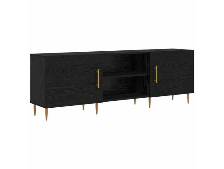NOUVEAU Meuble télé - Meuble TV - Console TV - 150x30x50cm - Chêne noir - Bois d'ingénierie 27374