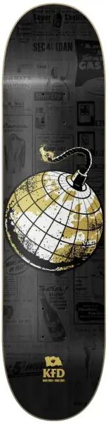 Skateboard Deck KFD Premium Bomb (8.325" - Gold)