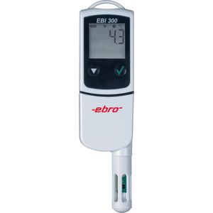ebro Datenlogger 1340-6334, EBI 300 TH, misst Temperatur und Luftfeuchtigkeit