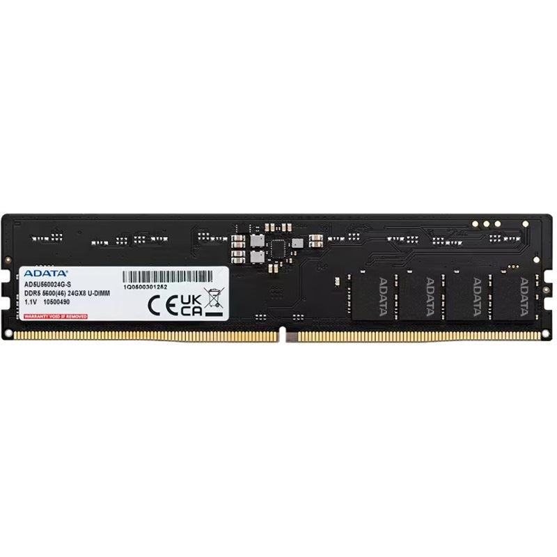 24GB ADATA AD5U560024G-S DDR5-5600 DIMM CL46 Single