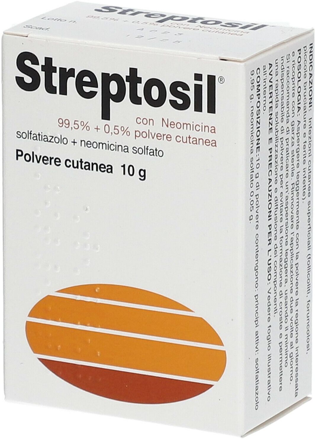 CHEPLAPHARM ARZNEIMITTEL GMBH Streptosil, Neomicina Polvere Cutanea, 10 g