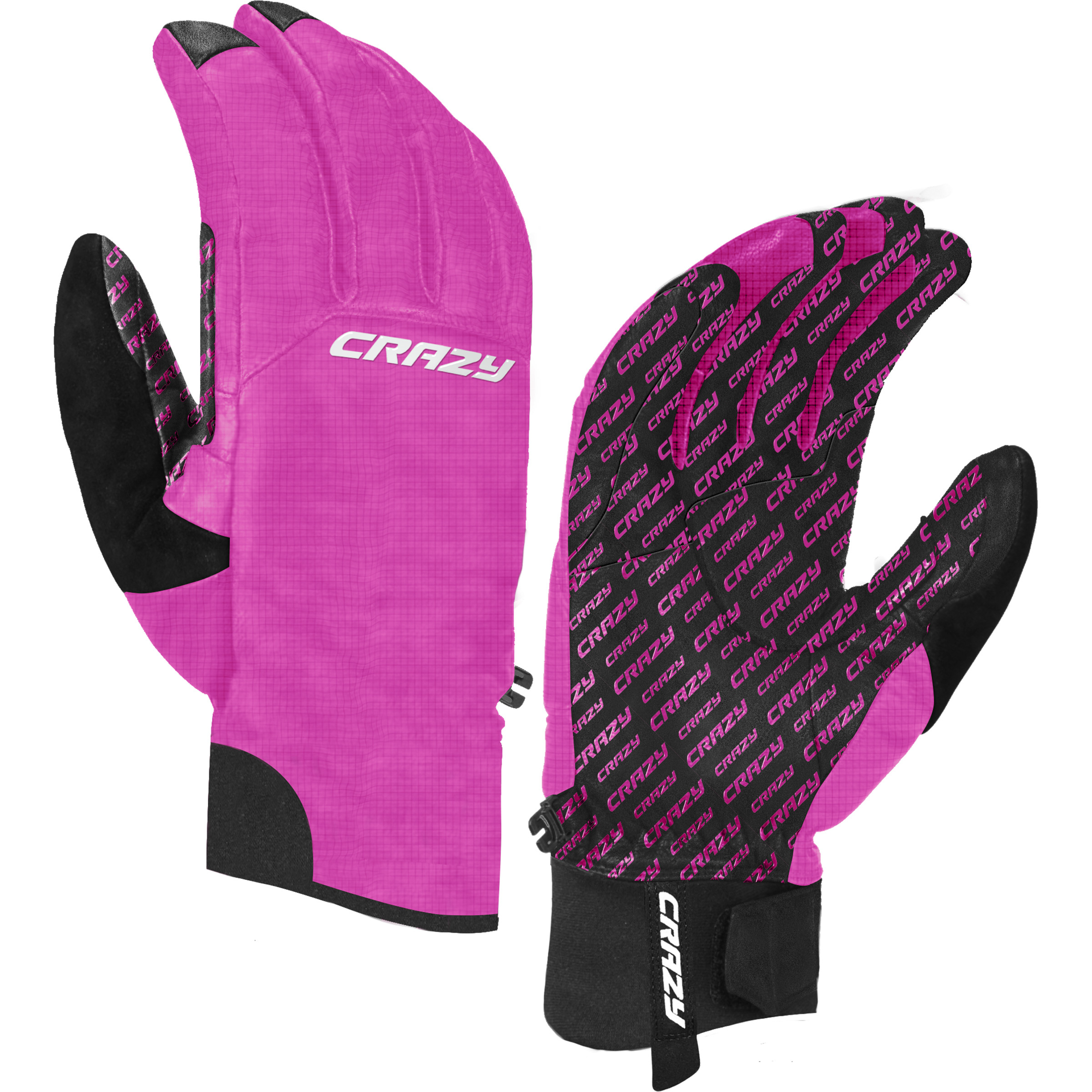 Crazy Inspire Skihandschuhe lila Größe S Trekking Elastisch Wasserabweisend