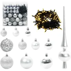 vidaXL, Christbaumschmuck, Weihnachtsornamente (120x)
