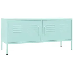vidaXL TV-Schrank Minzgrün 105x35x50 cm Stahl