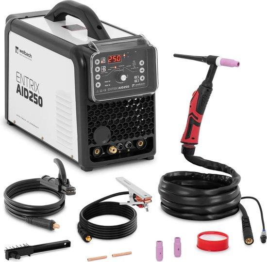 Welbach Lasapparaat AC/DC 250A MIG/MAG met 60% inschakeltijd en 2T/4T voor metaal lassen