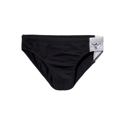 Badeslip CHIEMSEE, Herren, Gr. 4, N-Gr, schwarz, Polyamid, kontrastfarbene Details, Badehosen, mit Kontrasteinsätzen