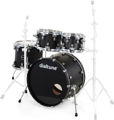 Dialtune 4-pcs Maple Set Matte Black Matte Black