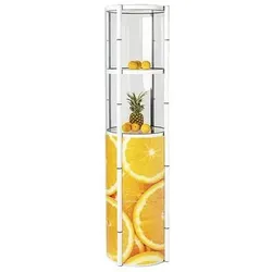 Showdown Displays Faltbare Vitrine »Flex Turm« weiß, 206x57 cm