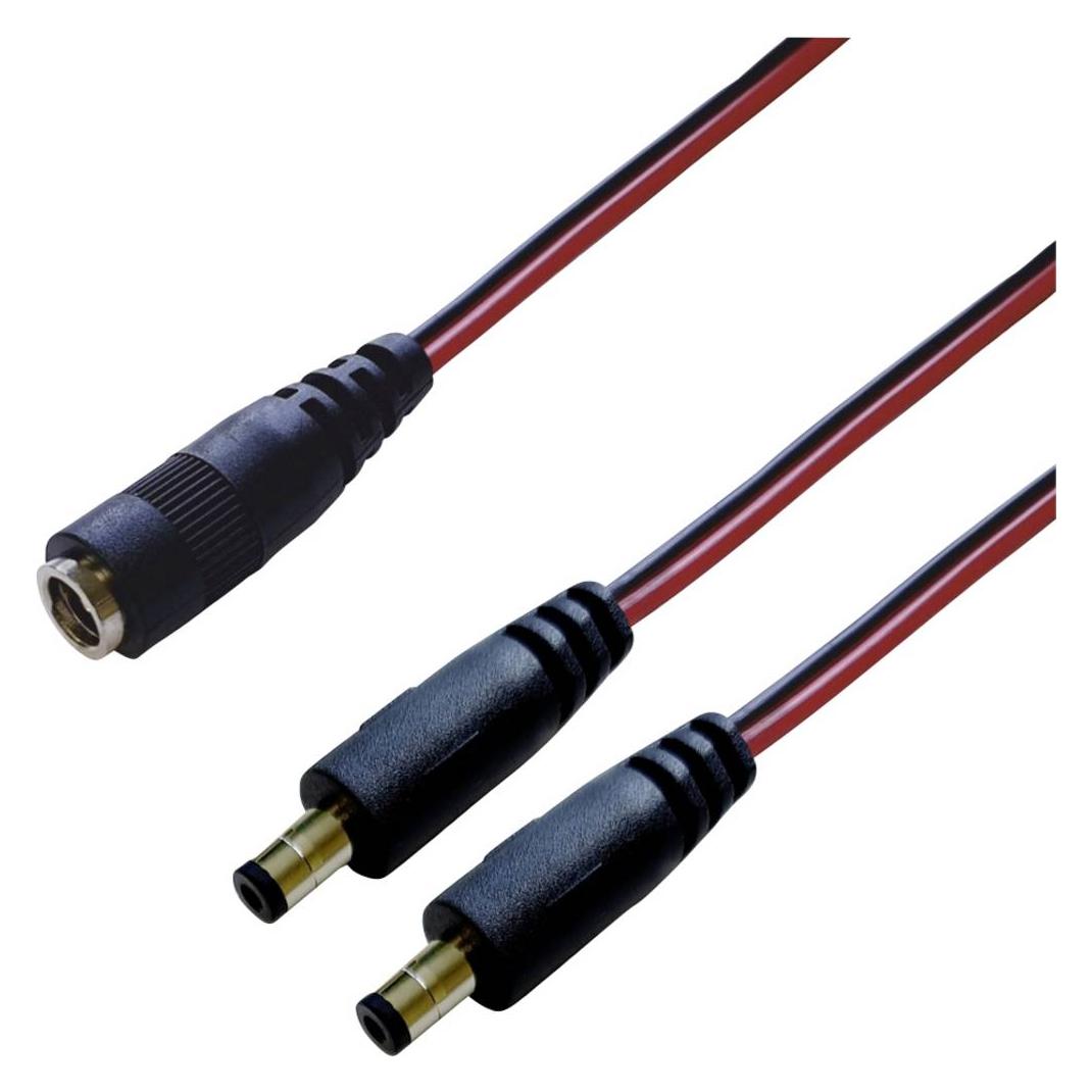 BKL Electronic 075916 DC-Verteiler Niedervolt-Stecker - DC-Kupplung 5.5 mm 2.1 m (075916)