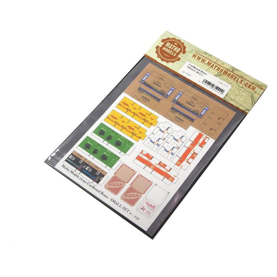 Matho Models Cardboard Boxes - SMALL SET 2 (35092)