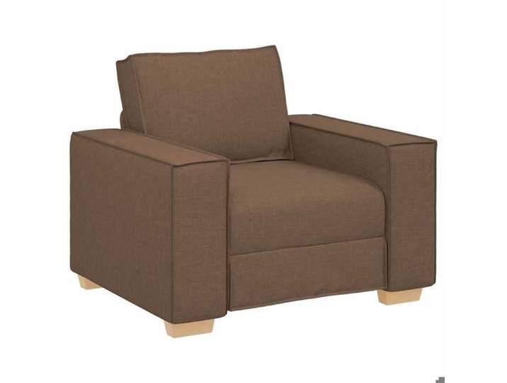 (Promo 2026)Canapé Fauteuil 1 PLACE - Fauteuil Relax/Chambre - Marron 100x78x84cm Tissu 7345976