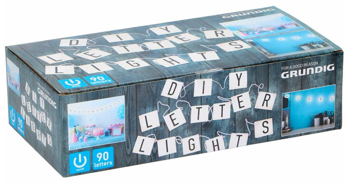 Cilgro LED-letterslinger met 90 letters voor binnen- en buitengebruik