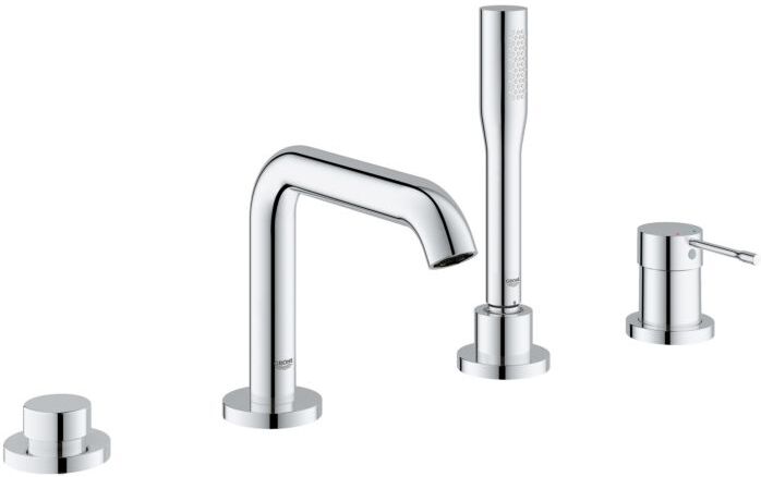 Grohe Essence Wannenarmatur 19578001 chrom, 4 Loch Wannenkombination