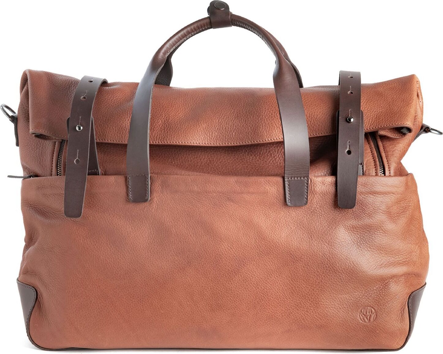 HAROLD'S Leder Reisetasche Mount Weekender Cognac braun