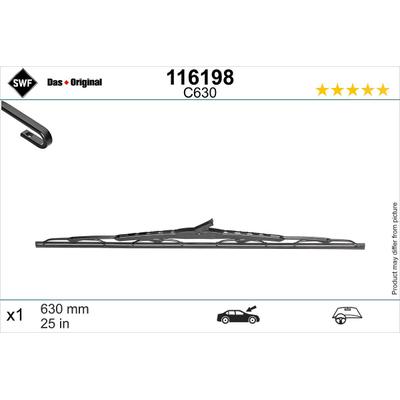 Swf Wischblatt [Hersteller-Nr. 116198] für Mercedes-Benz