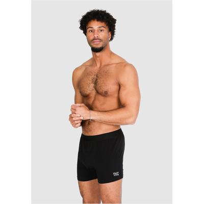 Boxershorts LOUSY LIVIN, Herren, Gr. XL, schwarz, 100% Baumwolle, Unterhosen, mit coolem, kleinem Marken-Print