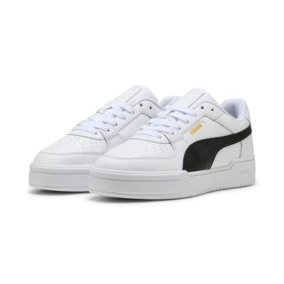 Sneaker PUMA "CA PRO CLASSIC II", Damen, Gr. 39, schwarz-weiß (puma weiß, puma schwarz), Leder, unifarben, Schuhe Sneaker, für Freizeitaktivitäten, mit atmungsaktivem Mesh-Futter