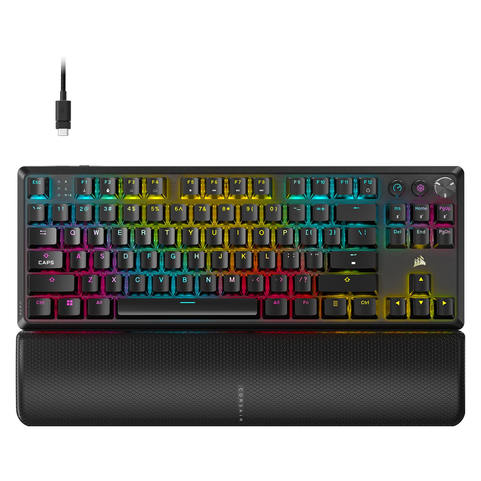 Corsair K70 CORE TKL (DE, Kabelgebunden, Kabellos) (CH-914901E-DE)