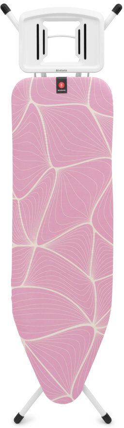 Brabantia Size B Ironing Board with Solid Steam Iron Rest Lilac Waves 46.2cm W X 7cm L