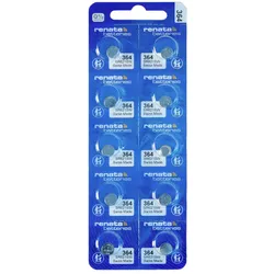 Renata 364 / SR621SW (10 Stk., SR60, 19 mAh), Batterien + Akkus